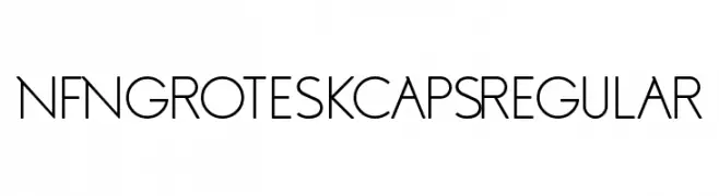 NFNGroteskCapsRegular  baixar fontes gratis