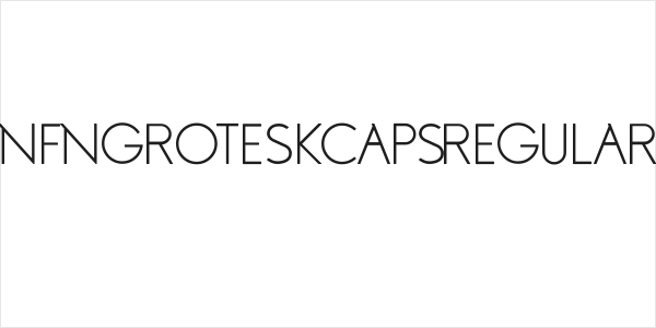 NFNGroteskCapsRegular Logo