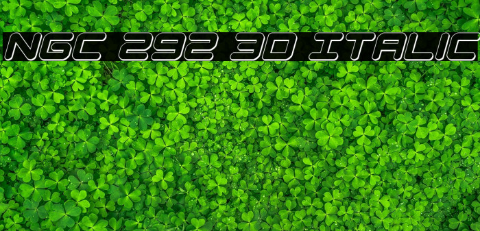 NGC 292 3D Italic Example 1