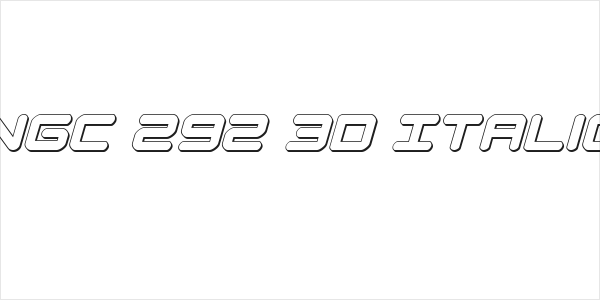 NGC 292 3D Italic Logo