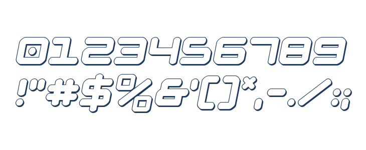 NGC 292 3D Semi-Italic Other Characters