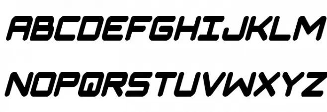 NGC 292 Condensed Italic Шрифта ВЕРХНИЙ