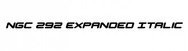 NGC 292 Expanded Italic  Fuentes Gratis Descargar
