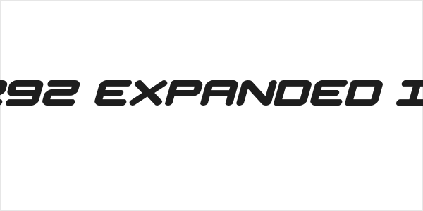 NGC 292 Expanded Italic Logo