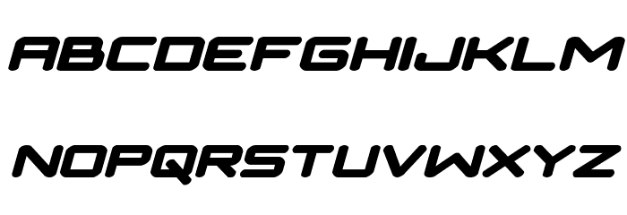 NGC 292 Expanded Italic Font LOWERCASE