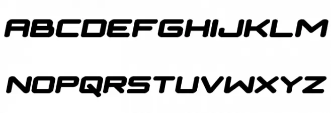 NGC 292 Expanded Semi-Italic Caratteri MINUSCOLO