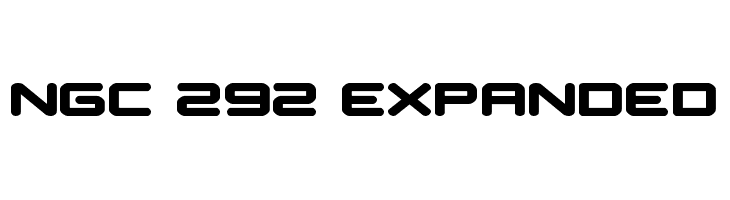 NGC 292 Expanded  Free Fonts Download