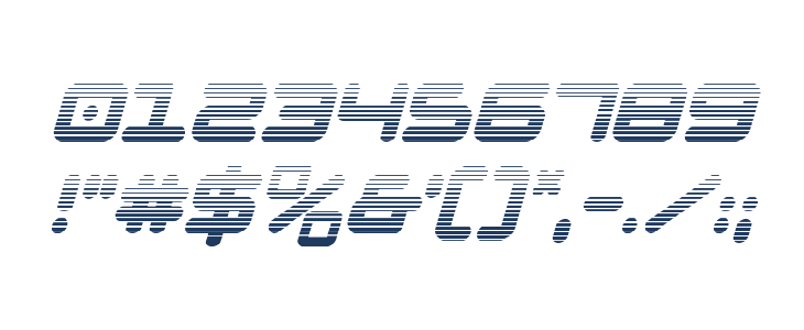 NGC 292 Gradient Italic Other Characters