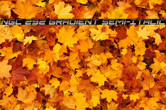 NGC 292 Gradient Semi-Italic Example 1