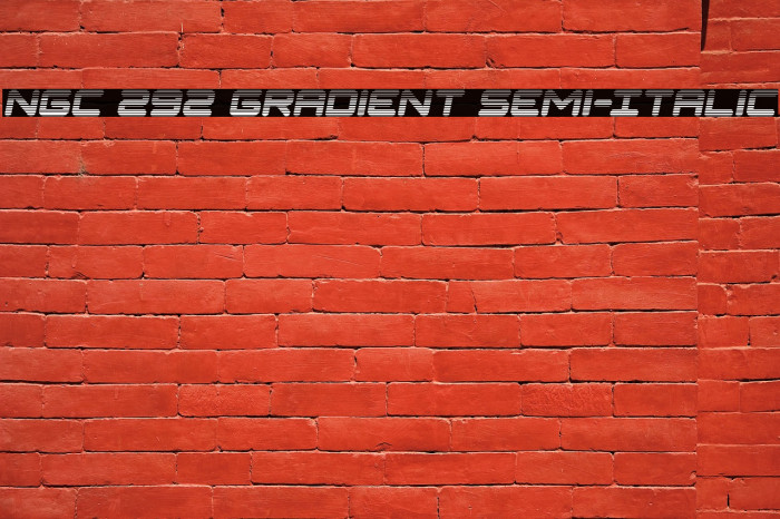 NGC 292 Gradient Semi-Italic Example 2