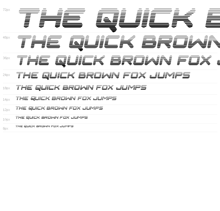 NGC 292 Gradient Semi-Italic Waterfall