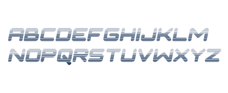 NGC 292 Gradient Semi-Italic Lowercase