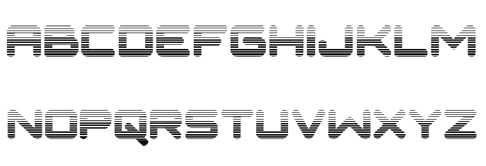 NGC 292 Gradient Font LOWERCASE