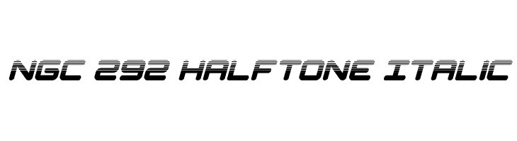 NGC 292 Halftone Italic  Descarca Fonturi Gratis