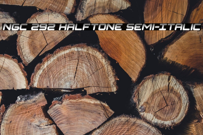 NGC 292 Halftone Semi-Italic Example 2
