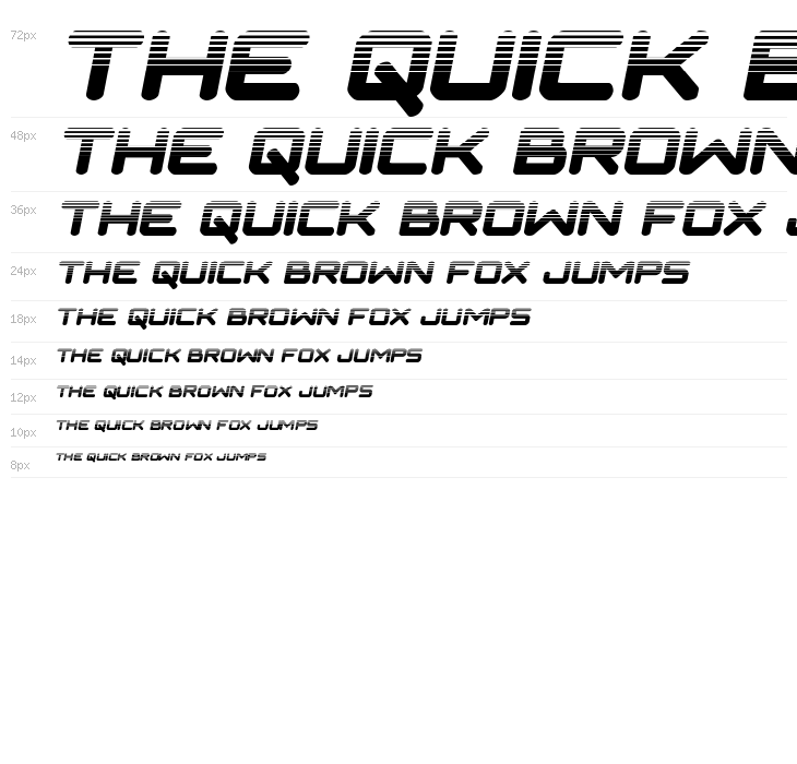 NGC 292 Halftone Semi-Italic Waterfall