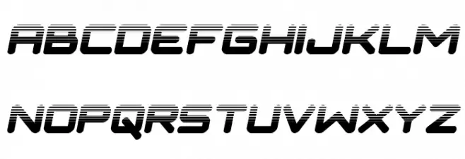 NGC 292 Halftone Semi-Italic Caratteri MINUSCOLO