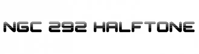NGC 292 Halftone  Free Fonts Download