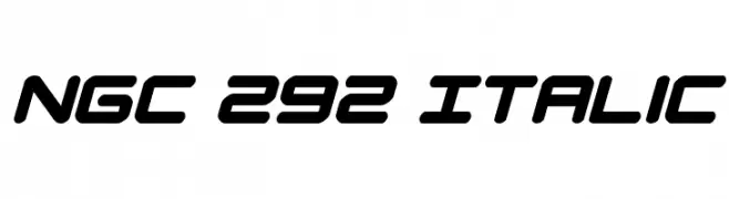 NGC 292 Italic  Frei Schriftart Herunterladen