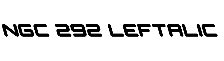 NGC 292 Leftalic  Free Fonts Download