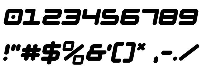 NGC 292 Semi-Italic Font OTHER CHARS