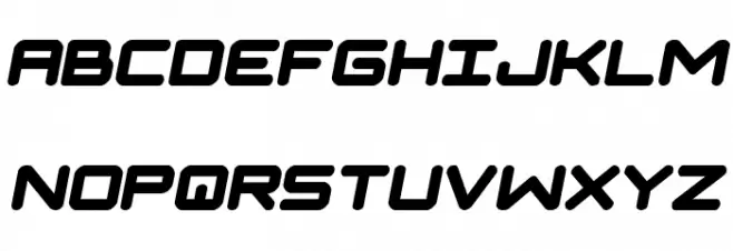 NGC 292 Semi-Italic Schriftart Groß