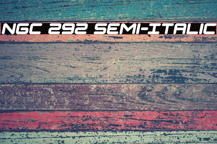 NGC 292 Semi-Italic Example 1