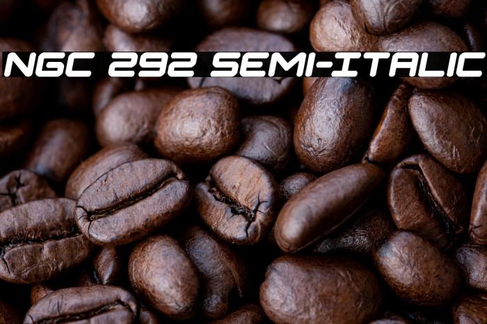NGC 292 Semi-Italic Example 3