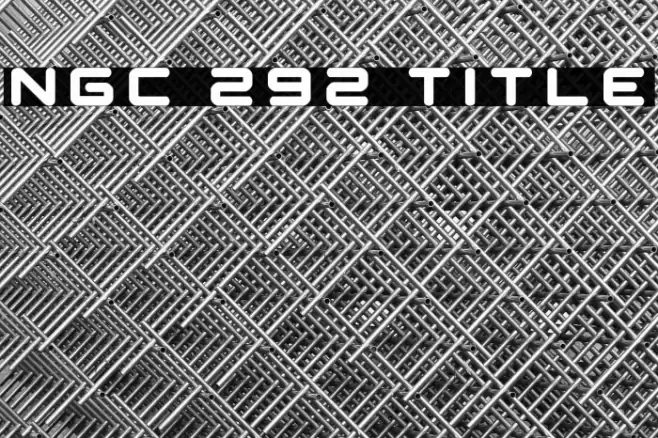 NGC 292 Title Font examples
