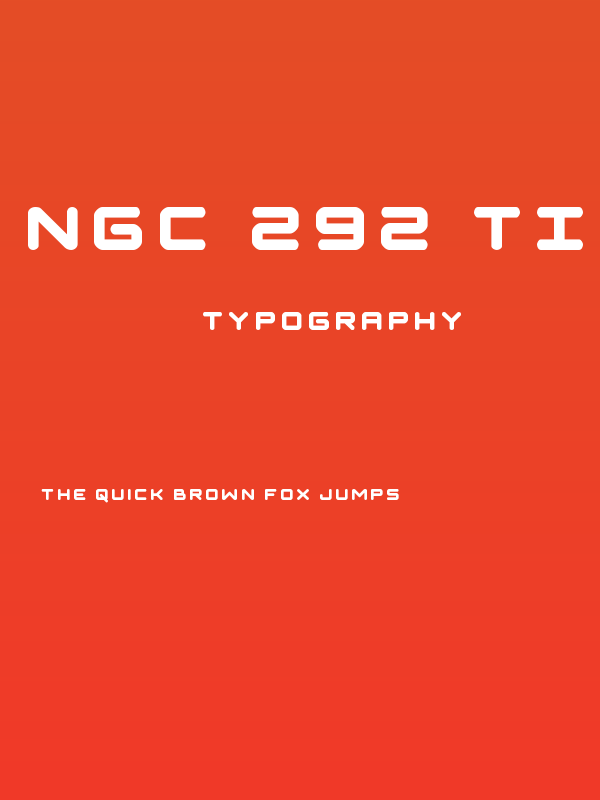 NGC 292 Title Poster
