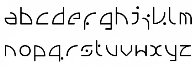NGfont Caratteri MINUSCOLO
