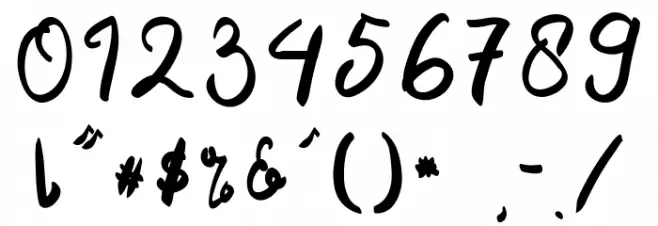 Ngabuburits Font OTHER CHARS