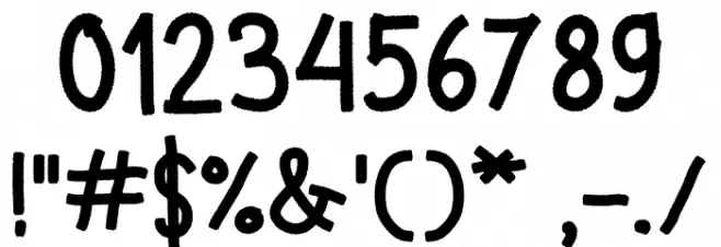 Ngangguran Font OTHER CHARS