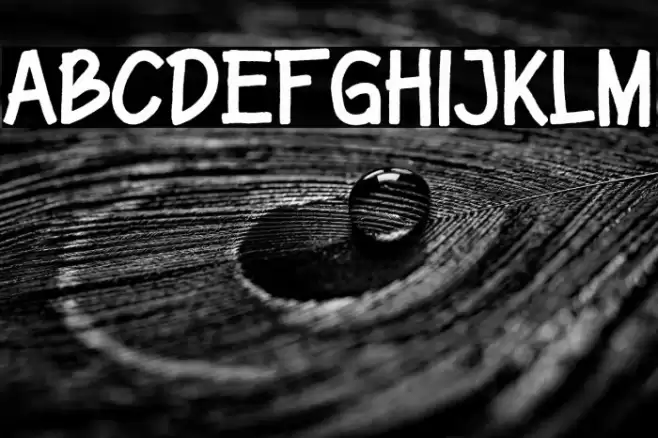 Ngangguran Font examples