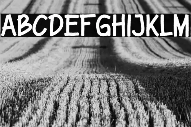 Ngangguran Font examples