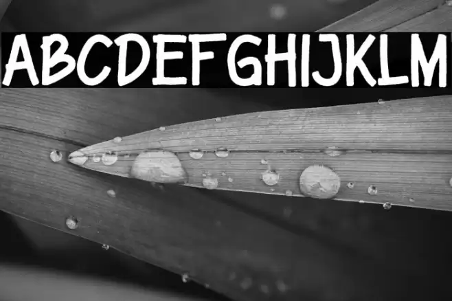 Ngangguran Font examples