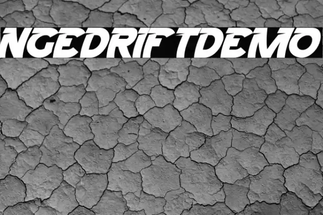 NgedriftDemo Schriftart examples