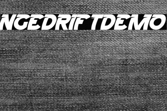 NgedriftDemo Schriftart examples