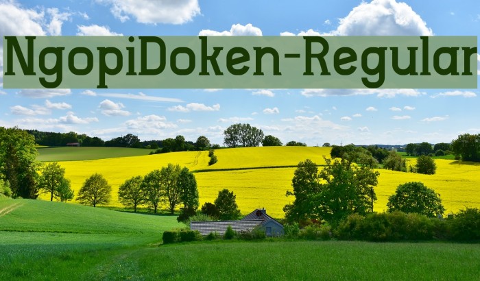 NgopiDoken-Regular Font examples