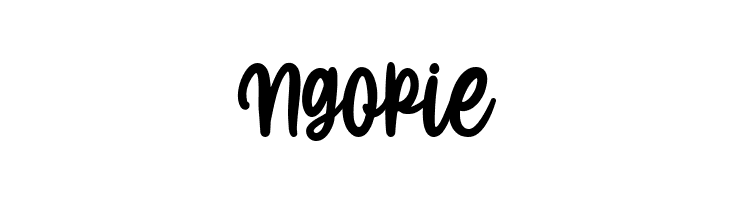 Ngopie  免费字体下载