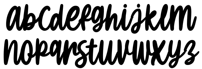 Ngopie Font LOWERCASE