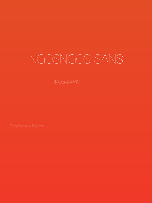 Ngosngos Sans Poster