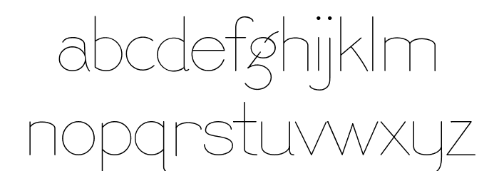 Ngosngos Sans Font LOWERCASE