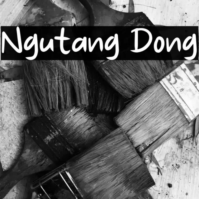 Ngutang Dong Font examples