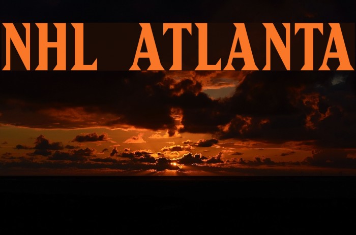 NHL Atlanta Font examples