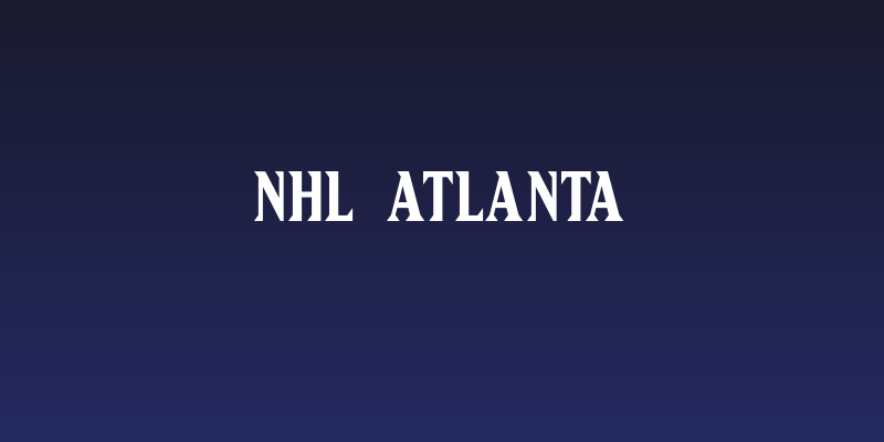 NHL Atlanta Social Header