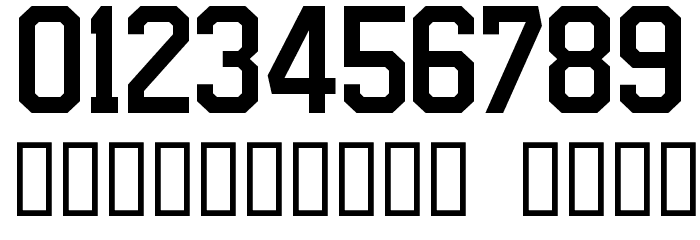 NHL Boston Font OTHER CHARS