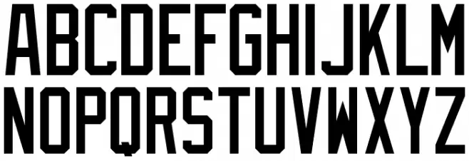 NHL Boston Font Litere mari