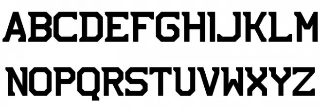 NHL Bruins Schriftart Groß