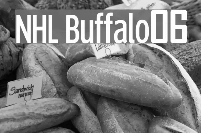 NHL Buffalo06 Font examples